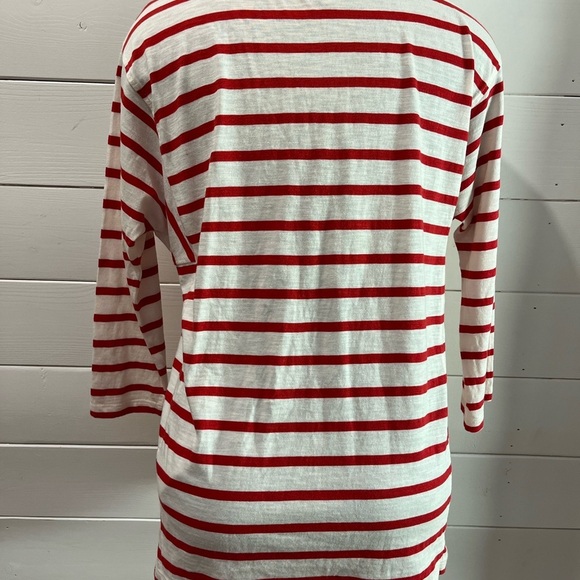 ❤️ PART TWO – Red & Cream Striped Top – Size S - Picture 6 of 10